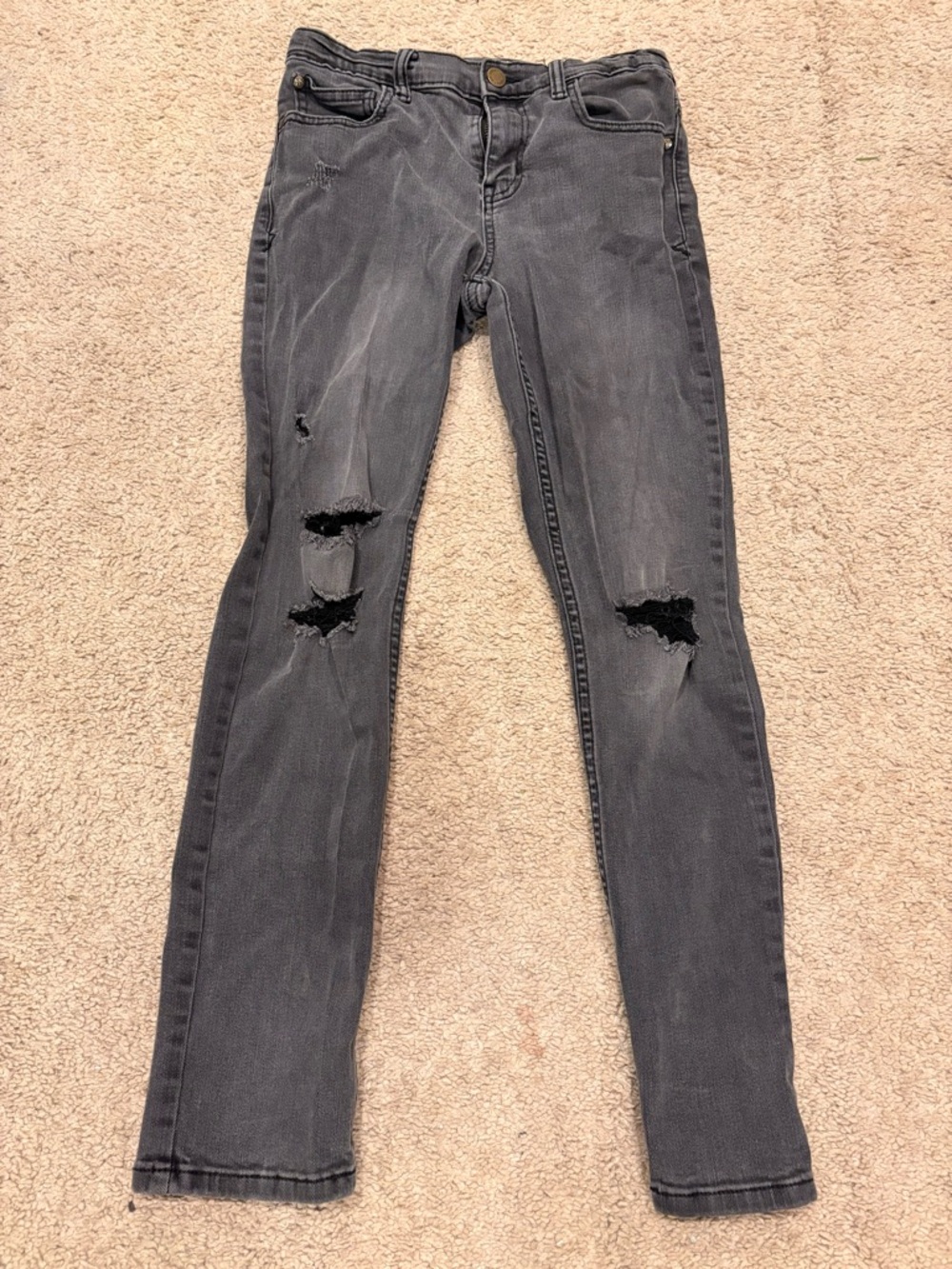 art class Black Washed Ripped Skinny Jeans - Kids